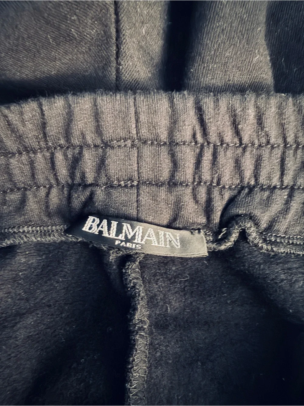 Balmain Kids Black Logo Sweatpants Size 10